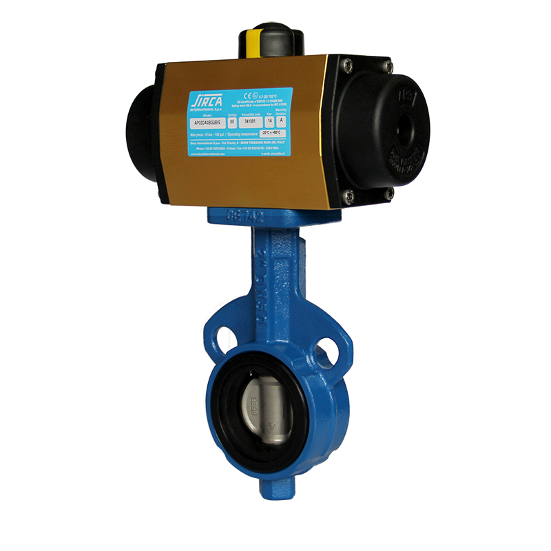 SIRCA氣動(dòng)對夾蝶閥