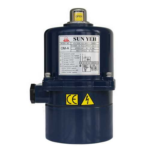 SUNYEH電動執行器故障排查方法 SUNYEH電動執行器故障排查方法